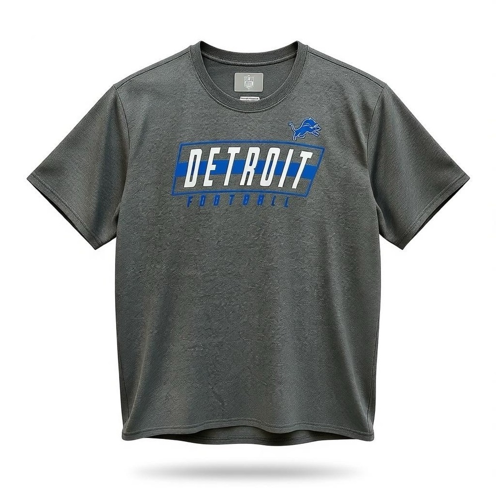 Detroit Lions Detroit Football NFL T-Shirt 3xl Athletic